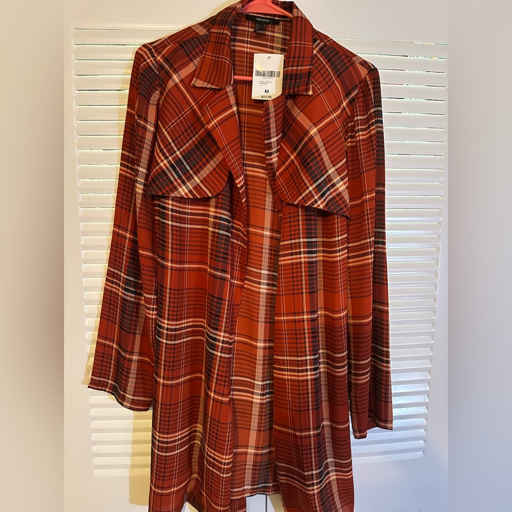Plaid Duster